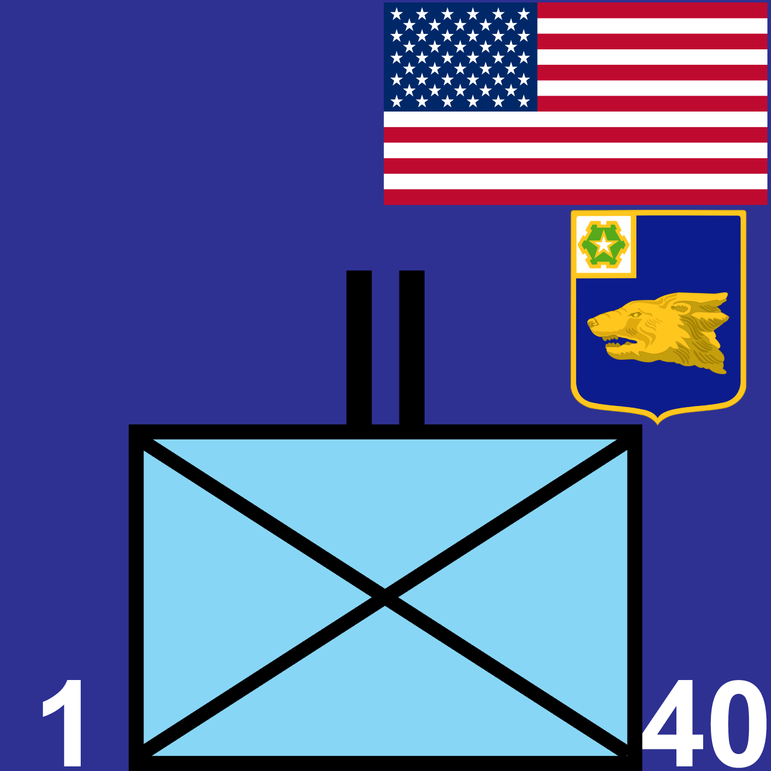 1st Battalion, 40th Infantry Regiment icon